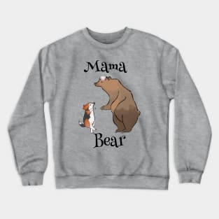 Mama Bear and Baby Beagle Crewneck Sweatshirt